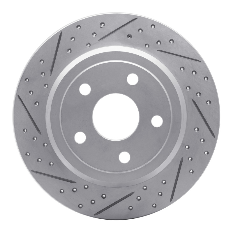 DFC 11-22 Dodge Durango Rear Left Drilled & Slotted Geoperformance Rotor