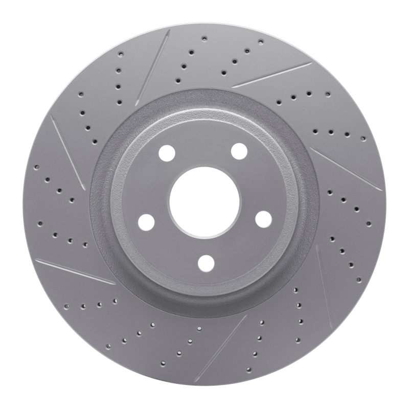 DFC 12-25 Dodge Durango Front Left Drilled & Slotted Geoperformance Rotor