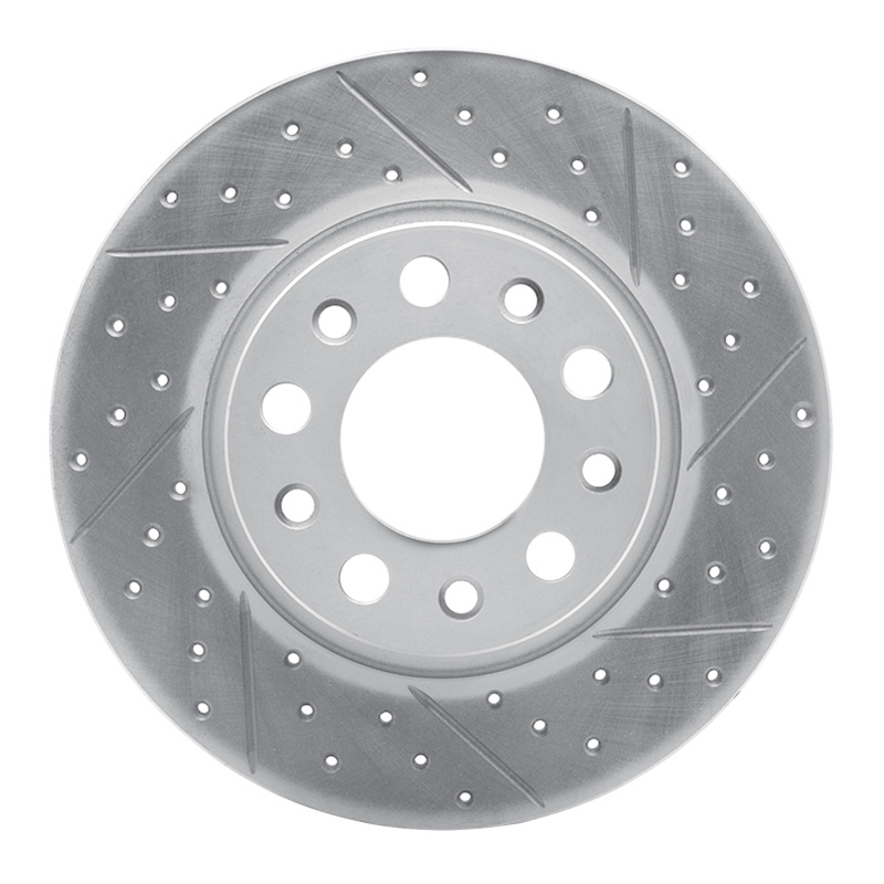 DFC 15-26 Alfa Romeo Tonale Rear Right Drilled & Slotted Geoperformance Rotor