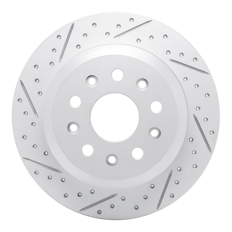 DFC 18-25 Jeep Wrangler Rear Left Drilled & Slotted Geoperformance Rotor