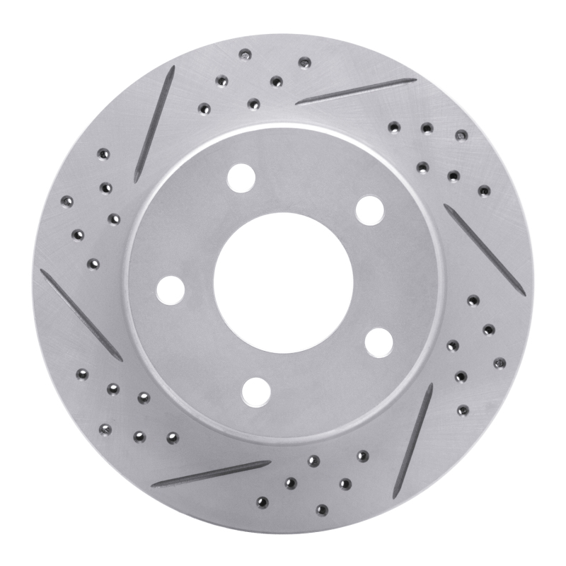 DFC 83-96 Buick Century Front Left Drilled & Slotted Geoperformance Rotor