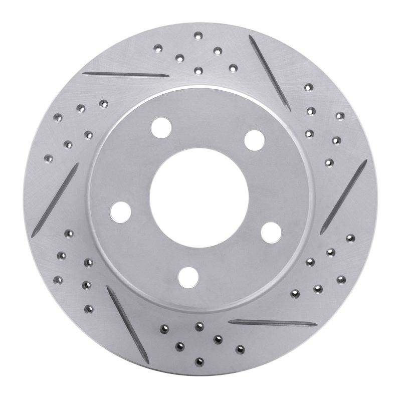 DFC 83-96 Buick Riviera Front Right Drilled & Slotted Geoperformance Rotor