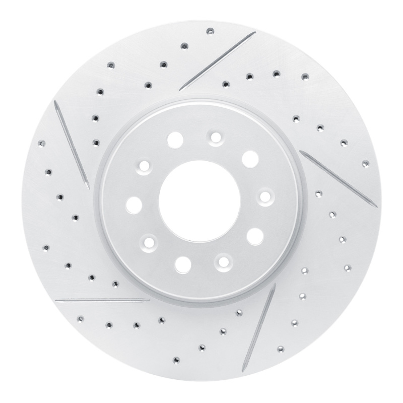 DFC 16-21 Buick Lacrosse Front Left Drilled & Slotted Geoperformance Rotor