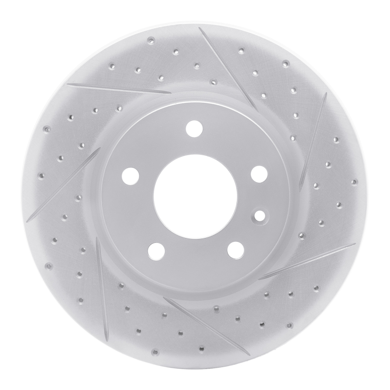 DFC 11-25 Buick Lacrosse Front Right Drilled & Slotted Geoperformance Rotor