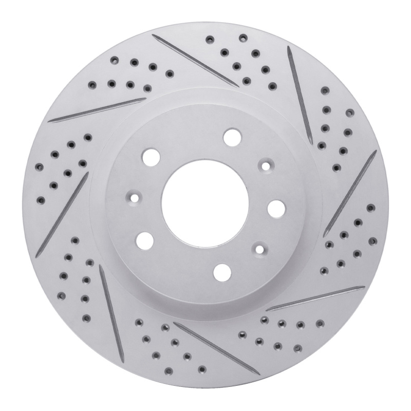 DFC 03-07 Cadillac Cts Front Right Drilled & Slotted Geoperformance Rotor