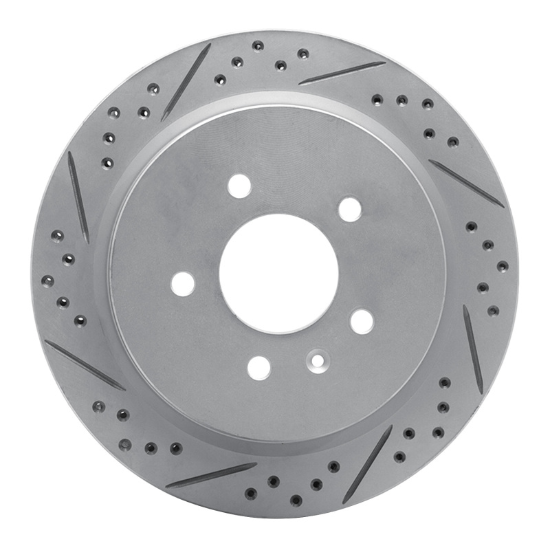 DFC 03-11 Cadillac Cts Rear Left Drilled & Slotted Geoperformance Rotor