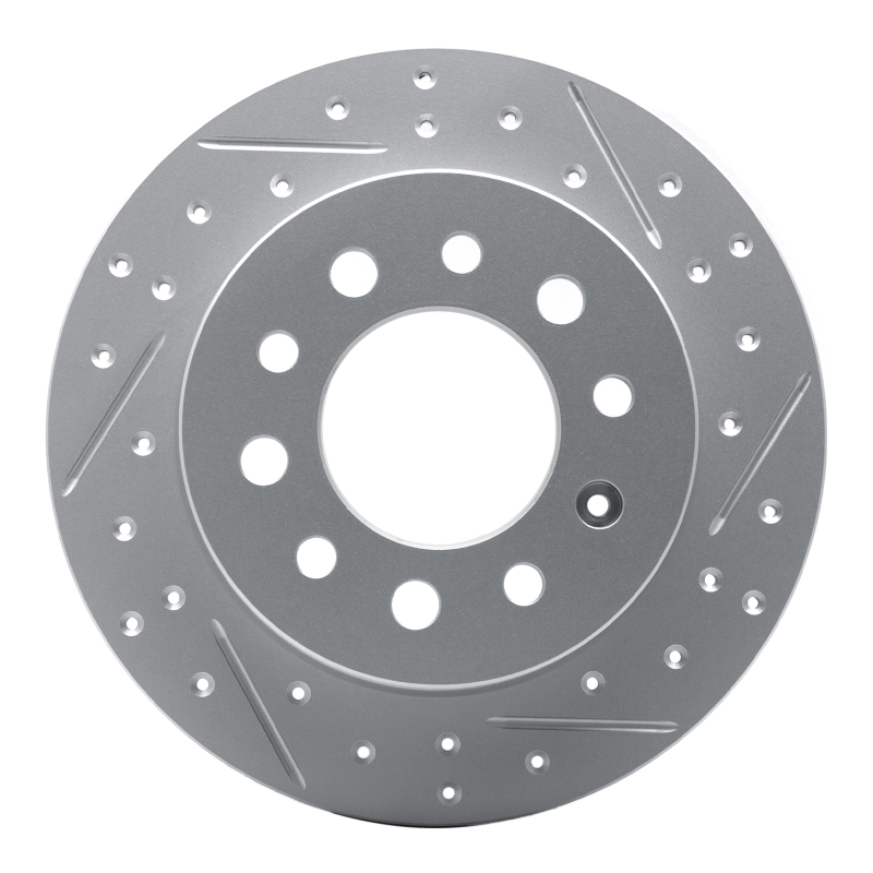 DFC 03-08 Hyundai Tiburon Rear Right Drilled & Slotted Geoperformance Rotor