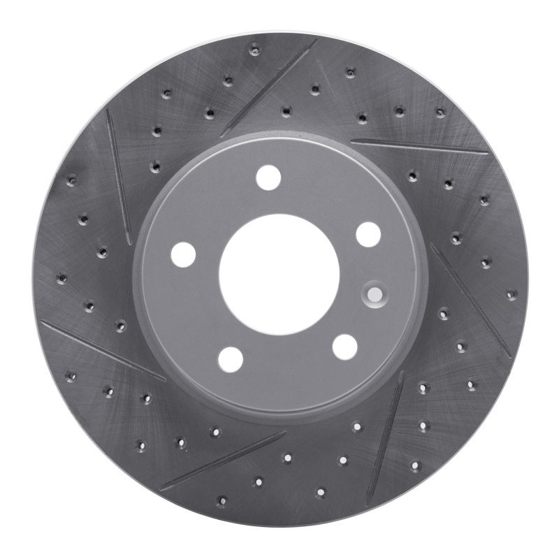 DFC 13-25 Cadillac Ats Front Left Drilled & Slotted Geoperformance Rotor