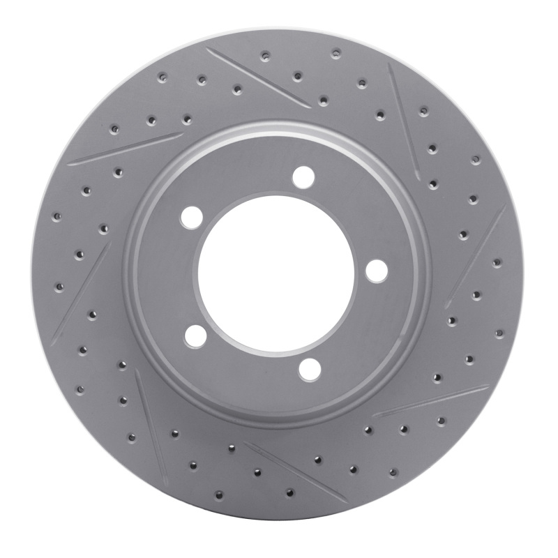 DFC 67-70 Chevrolet Caprice Front Right Drilled & Slotted Geoperformance Rotor