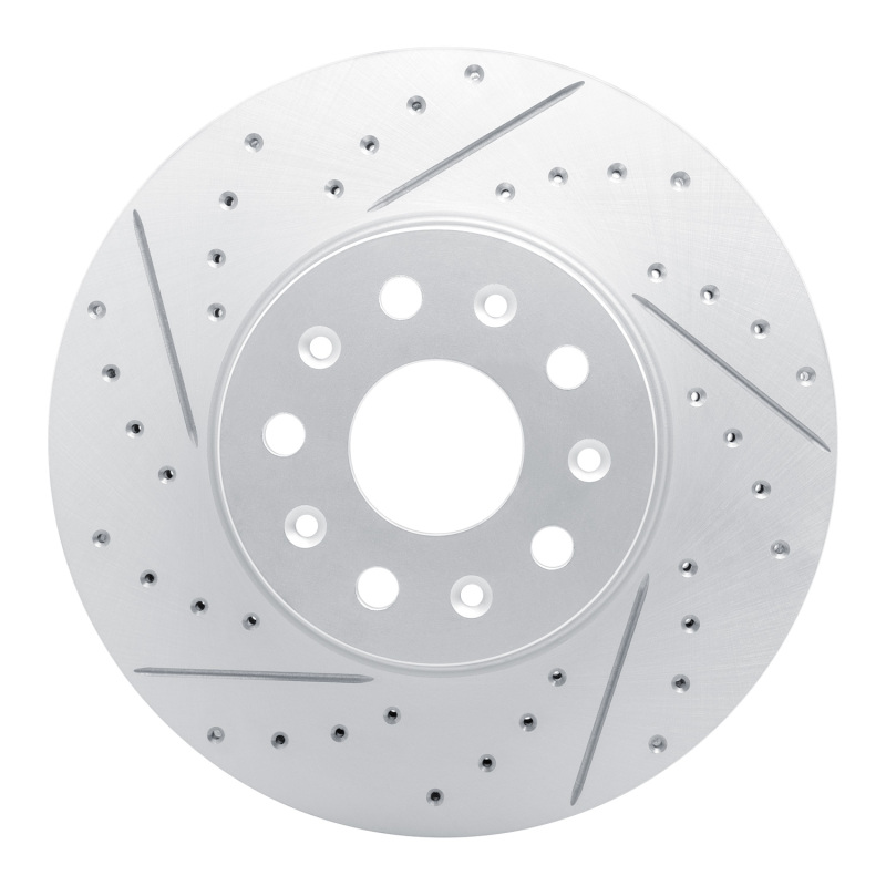DFC 16-25 Cadillac Ct5 Front Left Drilled & Slotted Geoperformance Rotor