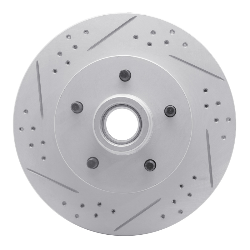 DFC 69-96 Buick Estate Wagon Front Right Drilled & Slotted Geoperformance Rotor