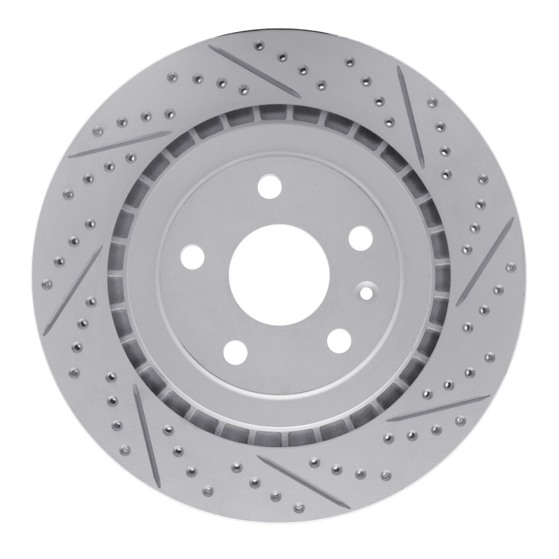 DFC 16-24 Cadillac Ats Rear Right Drilled & Slotted Geoperformance Rotor