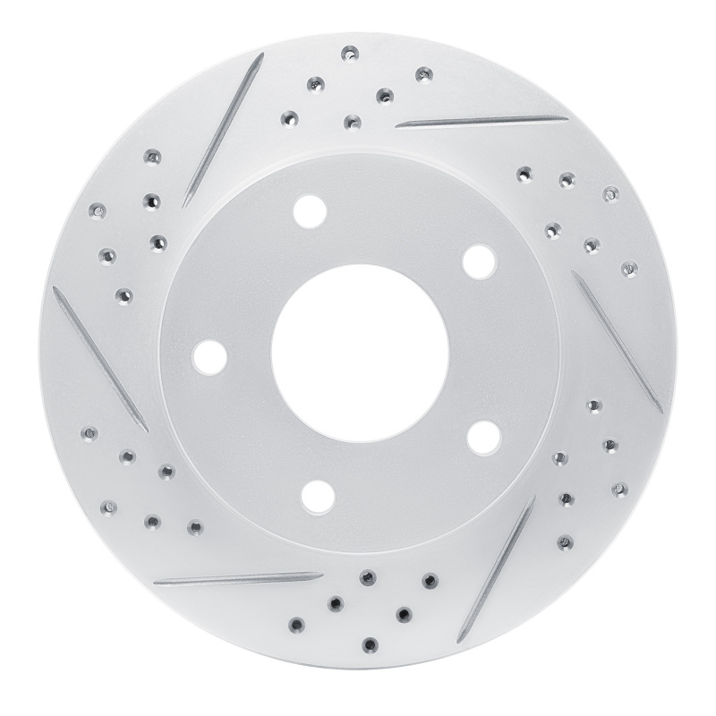 DFC 79-98 Buick Riviera Front Left/Rear Left Drilled & Slotted Geoperformance Rotor