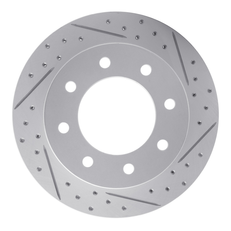 DFC 99-25 Chevrolet Silverado 1500 Hd Classic Rear Right Drilled & Slotted Geoperformance Rotor