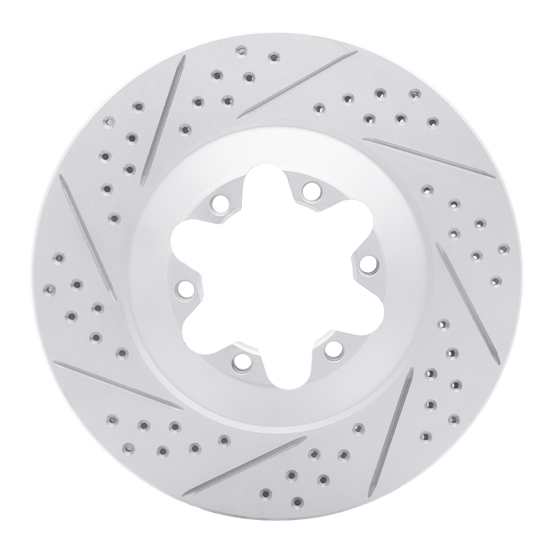 DFC 09-12 Chevrolet Colorado Front Left Drilled & Slotted Geoperformance Rotor