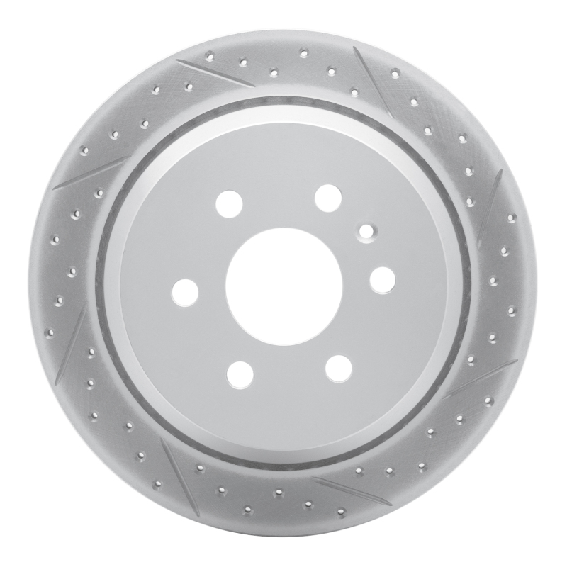 DFC 15-20 Chevrolet Colorado Rear Right Drilled & Slotted Geoperformance Rotor