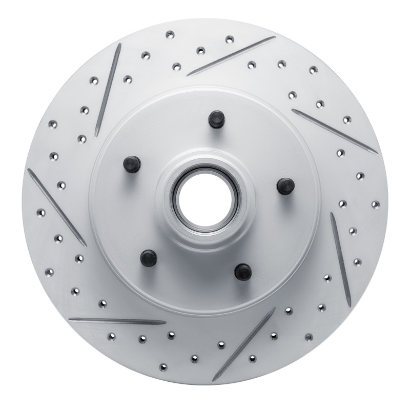 DFC 91-96 Buick Roadmaster Front Left Drilled & Slotted Geoperformance Rotor