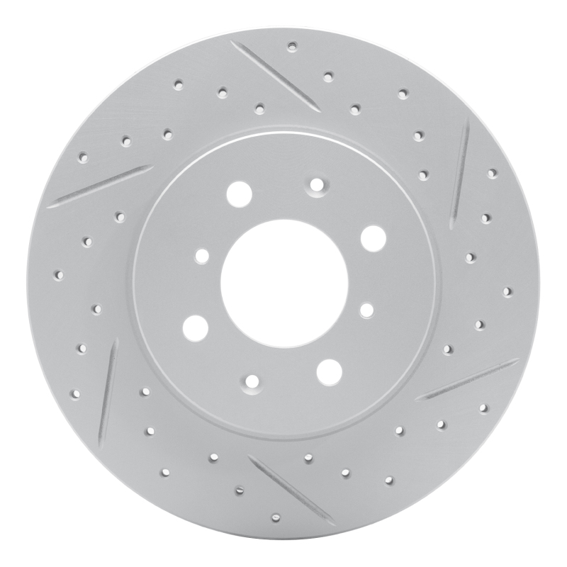 DFC 03-10 Chevrolet Cobalt Front Right Drilled & Slotted Geoperformance Rotor