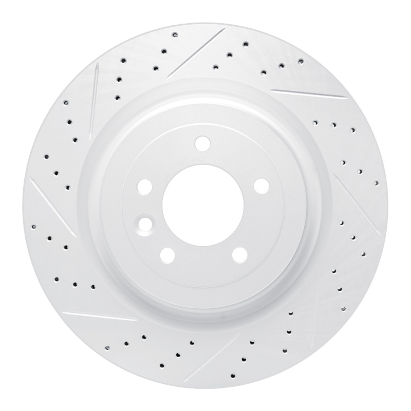 DFC 13-25 Land Rover Defender 110 Rear Left Drilled & Slotted Geoperformance Rotor