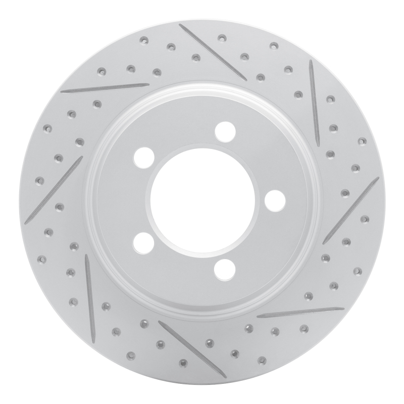 DFC 67-67 Ford Country Squire Front Right Drilled & Slotted Geoperformance Rotor