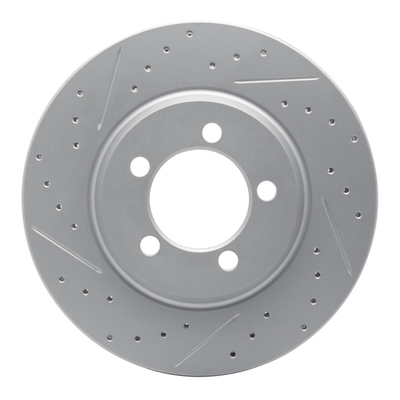 DFC 65-66 Ford Galaxie Front Left Drilled & Slotted Geoperformance Rotor