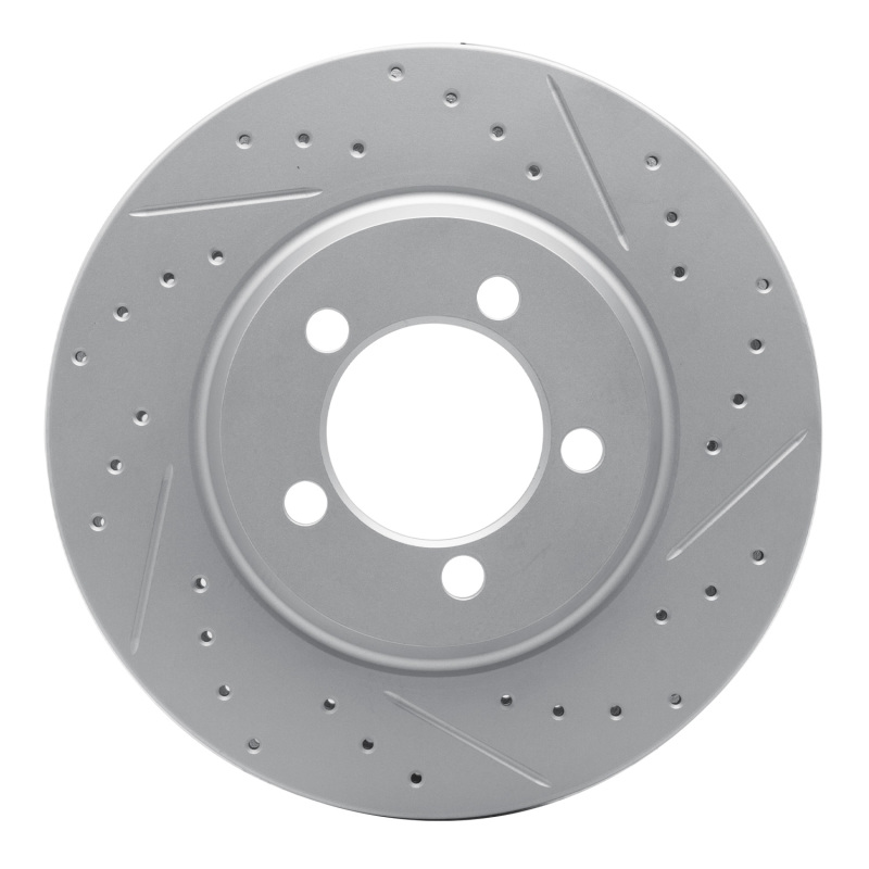 DFC 65-66 Ford Galaxie Front Right Drilled & Slotted Geoperformance Rotor