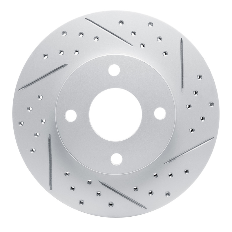 DFC 00-15 Ford Ecosport (Mexico) Front Right Drilled & Slotted Geoperformance Rotor