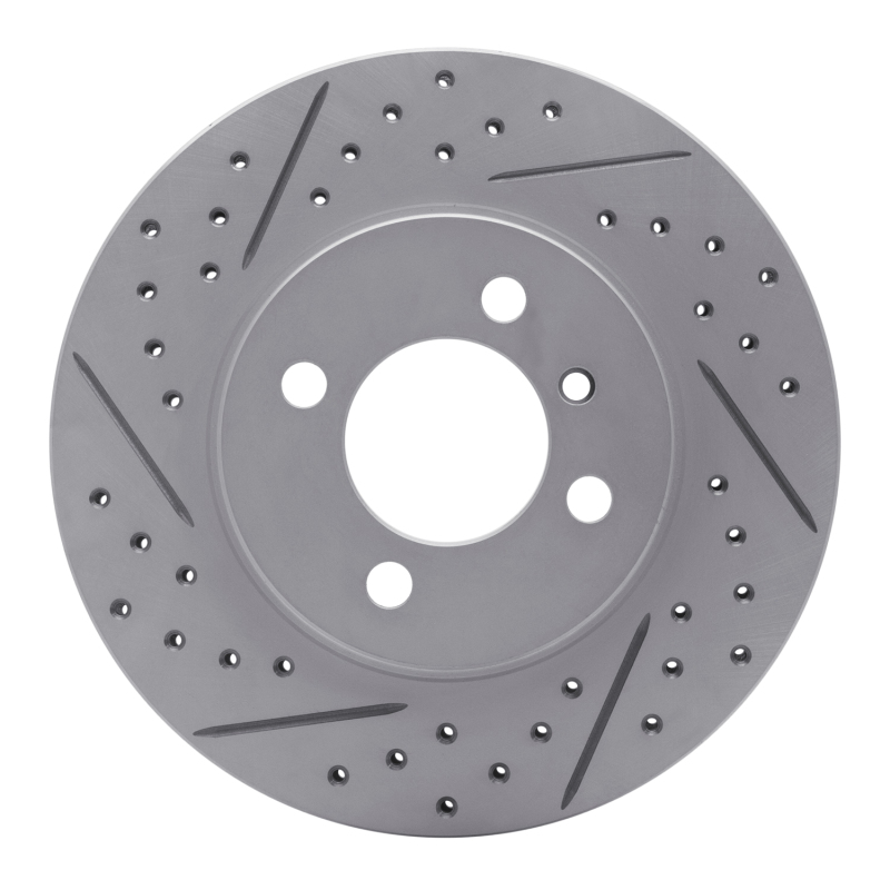 DFC 84-91 BMW 325 Front Left Drilled & Slotted Geoperformance Rotor