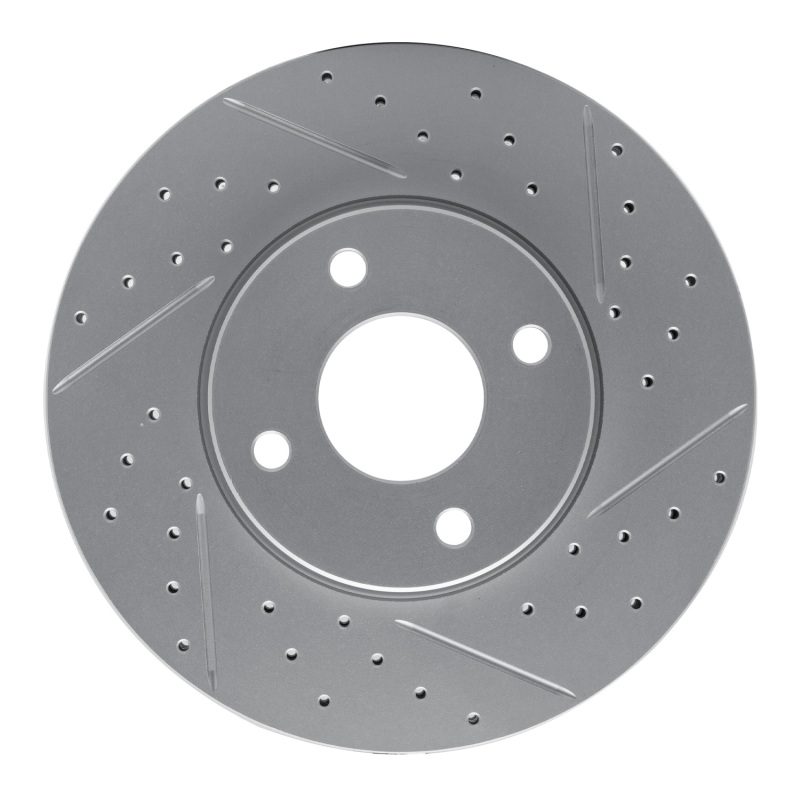 DFC 05-12 Ford Ecosport (Mexico) Front Right Drilled & Slotted Geoperformance Rotor