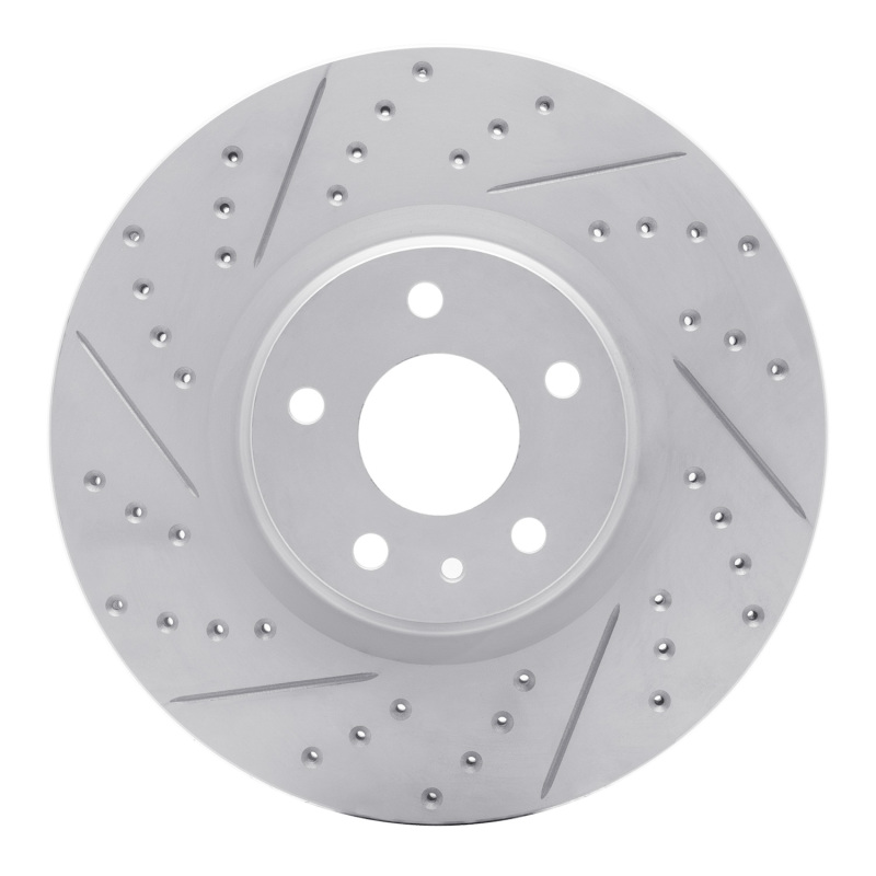 DFC 13-20 Ford Fusion Front Left Drilled & Slotted Geoperformance Rotor