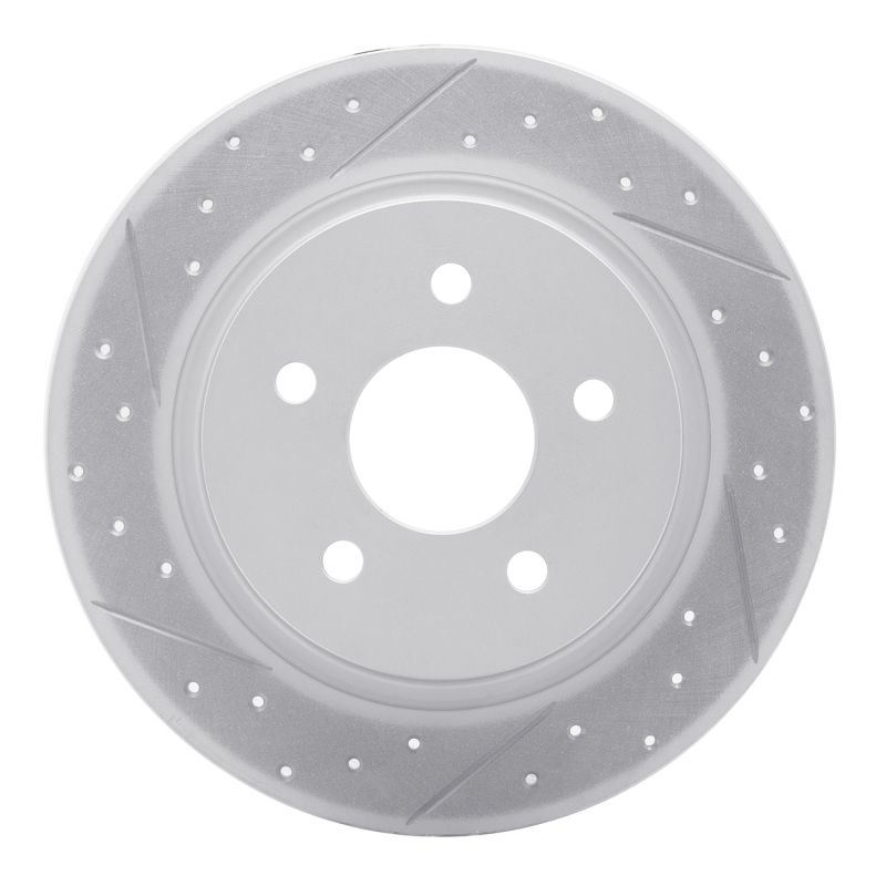 DFC 13-18 Ford C-Max Rear Left Drilled & Slotted Geoperformance Rotor