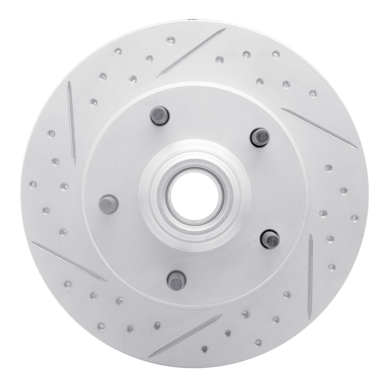 DFC 73-93 Ford F-150 Rwd Front Left Drilled & Slotted Geoperformance Rotor