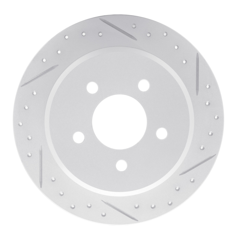 DFC 95-02 Ford Explorer Sport Rear Right Drilled & Slotted Geoperformance Rotor