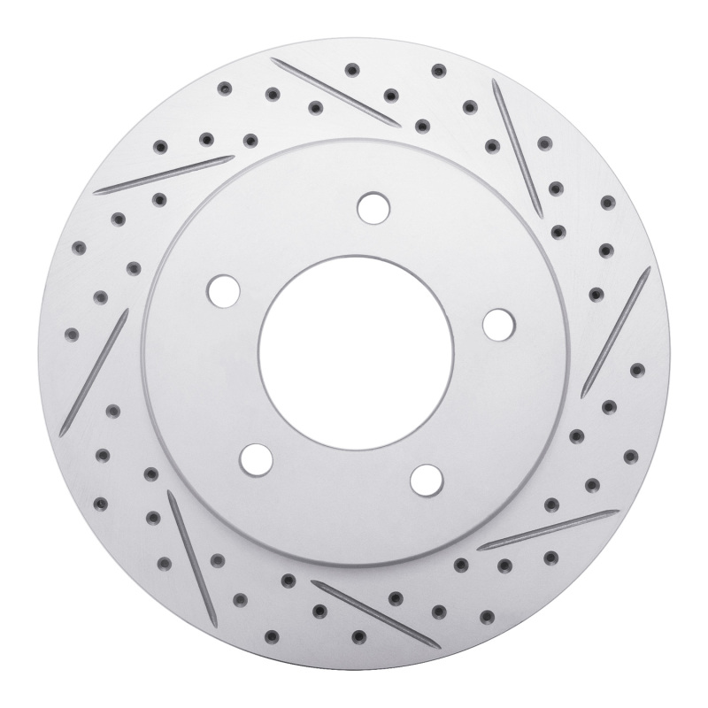 DFC 97-04 Ford F-150 4WD Front Right Drilled & Slotted Geoperformance Rotor