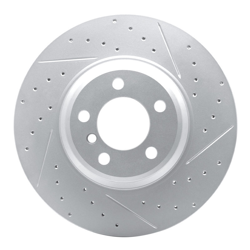 DFC 02-08 BMW 760Li Front Right Drilled & Slotted Geoperformance Rotor