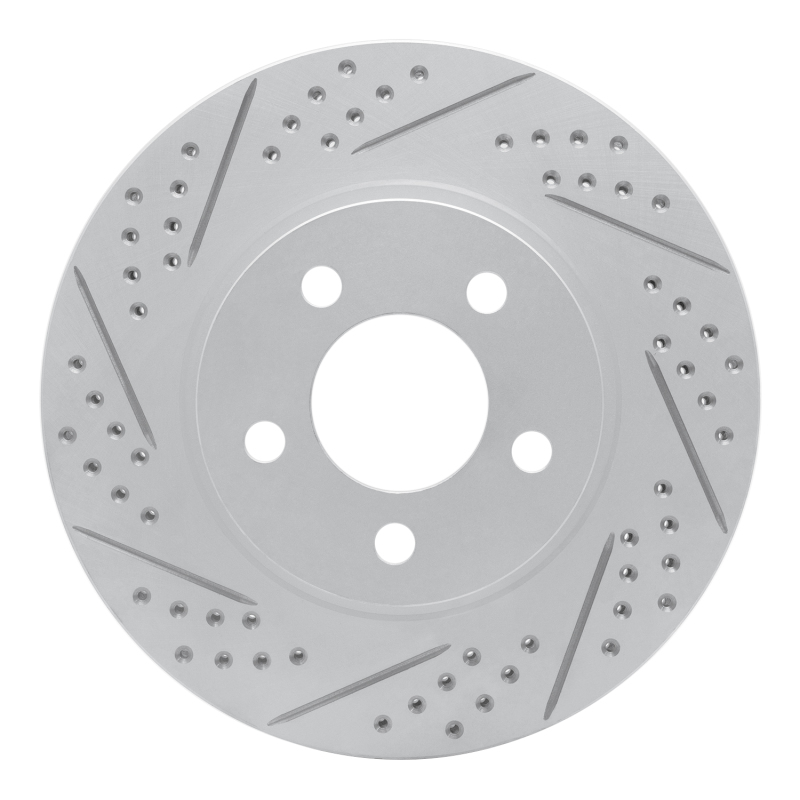 DFC 01-11 Ford Explorer Sport Trac Front Left Drilled & Slotted Geoperformance Rotor