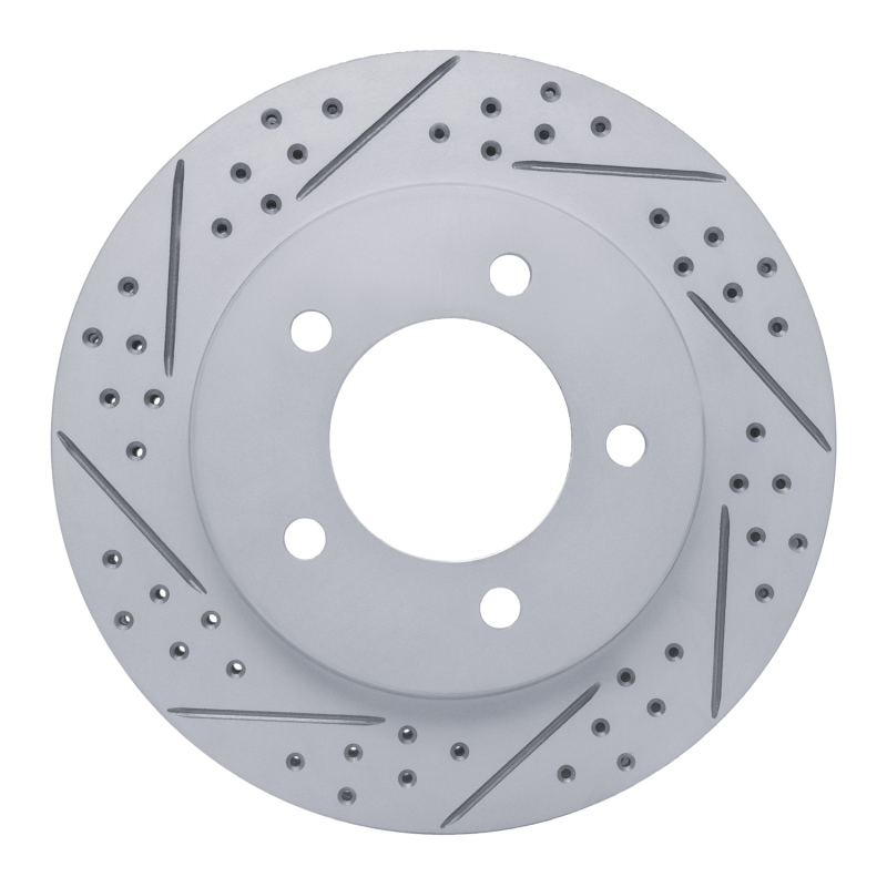 DFC 97-02 Ford Expedition Front Left Drilled & Slotted Geoperformance Rotor