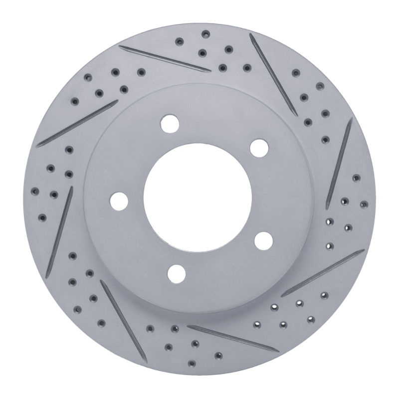 DFC 97-02 Ford Expedition Front Right Drilled & Slotted Geoperformance Rotor