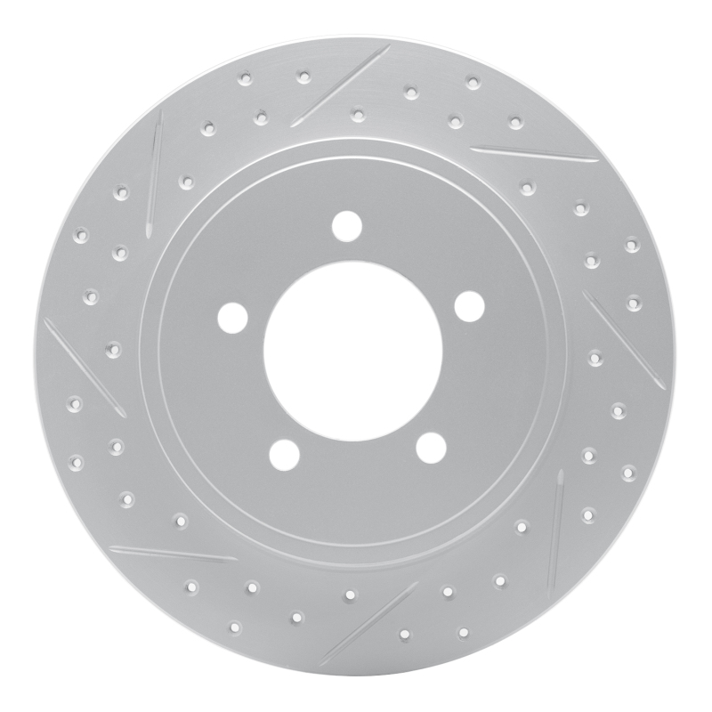 DFC 02-10 Ford Explorer Sport Trac Rear Left Drilled & Slotted Geoperformance Rotor