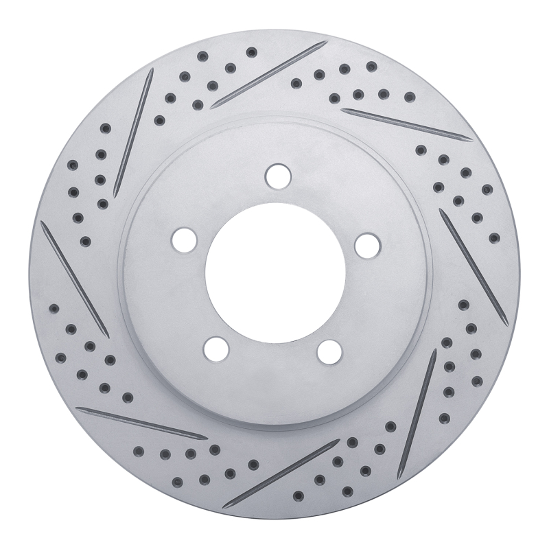 DFC 02-05 Ford Explorer Front Left Drilled & Slotted Geoperformance Rotor