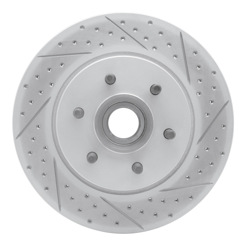 DFC 04-08 Ford F-150 Rwd Front Right Drilled & Slotted Geoperformance Rotor