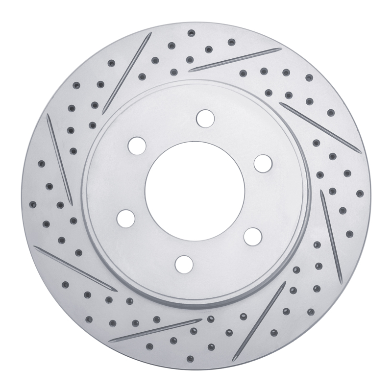 DFC 04-08 Ford F-150 4WD Front Left Drilled & Slotted Geoperformance Rotor