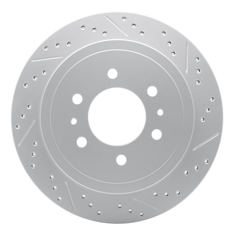 DFC 04-11 Ford F-150 Rwd Rear Right Drilled & Slotted Geoperformance Rotor