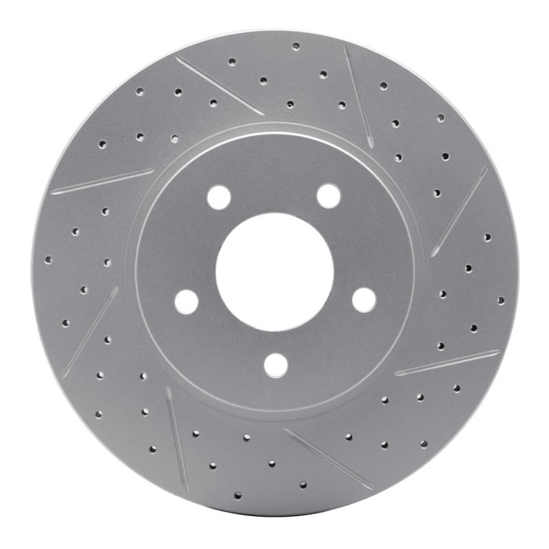 DFC 05-12 Ford Escape Front Right Drilled & Slotted Geoperformance Rotor