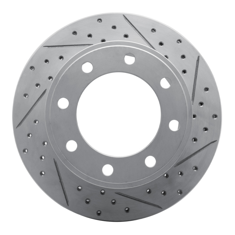 DFC 05-12 Ford F-250 2WD (Super Duty) Rear Right Drilled & Slotted Geoperformance Rotor
