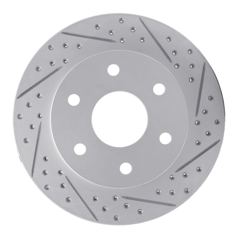 DFC 09-09 Ford F-150 Rwd Front Right Drilled & Slotted Geoperformance Rotor