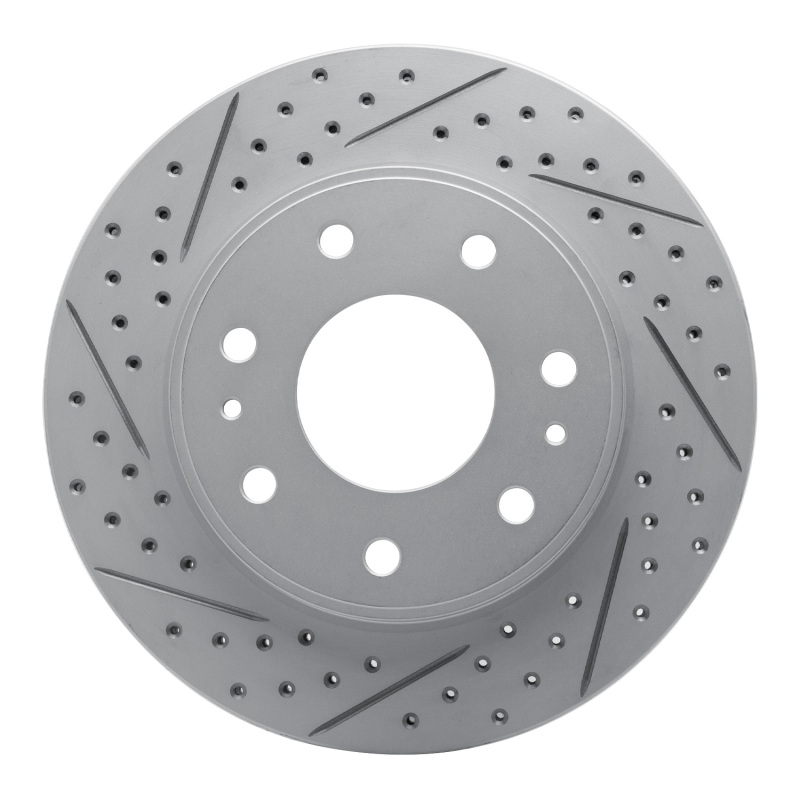 DFC 09-09 Ford F-150 Rwd Front Right Drilled & Slotted Geoperformance Rotor