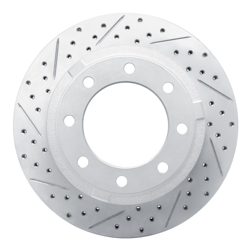 DFC 11-22 Ford F-250 4WD (Super Duty) Rear Left Drilled & Slotted Geoperformance Rotor