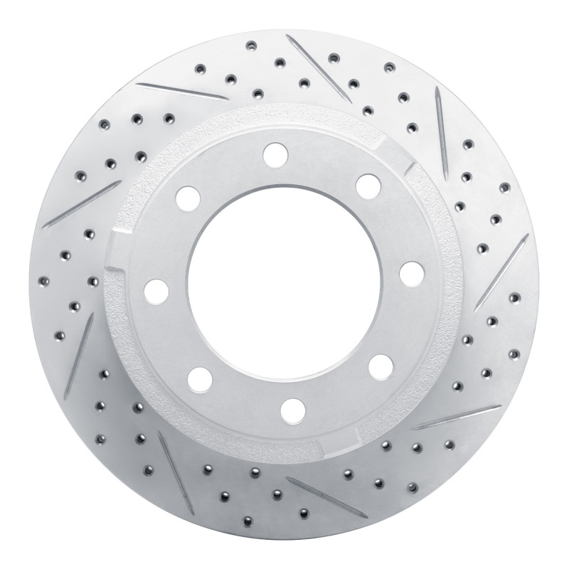 DFC 11-22 Ford F-250 4WD (Super Duty) Rear Right Drilled & Slotted Geoperformance Rotor