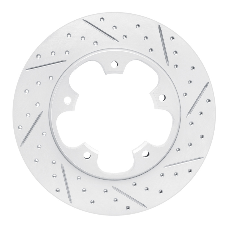 DFC 15-26 Ford Transit-250 Rear Right Drilled & Slotted Geoperformance Rotor